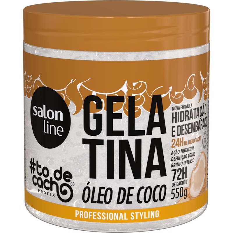 Gelatina Salon Line #todecacho 550 gr Óleo de Coco