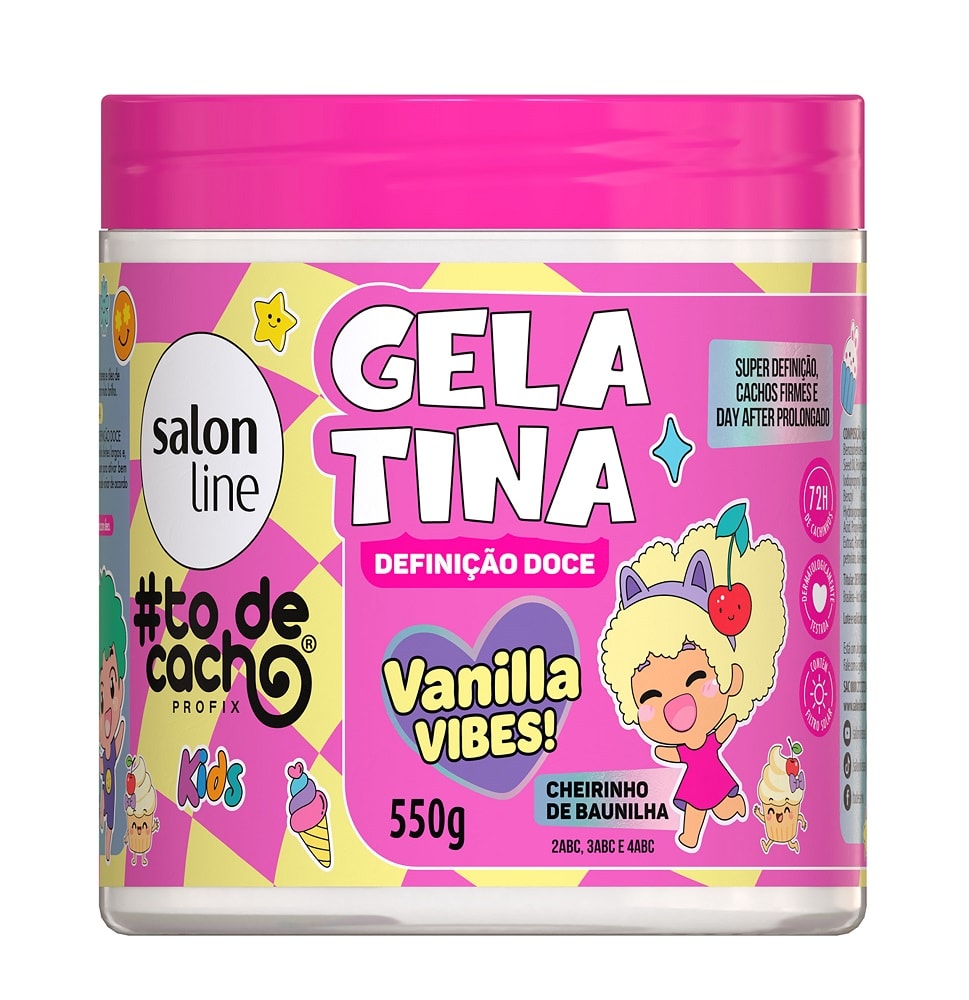 Gelatina Salon Line #todecacho Kids 550 gr Vanilla Vibes