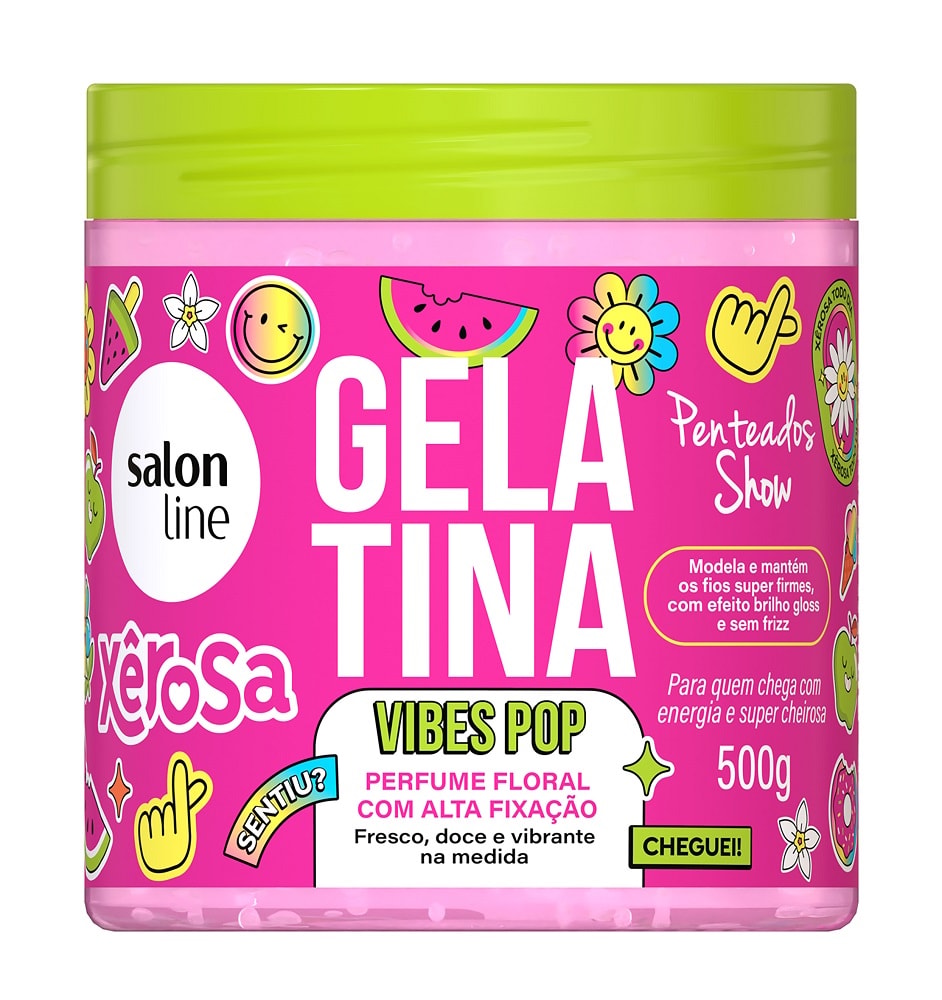 Gelatina Salon Line Xêrosa Penteados Show 500 gr Vibes Pop