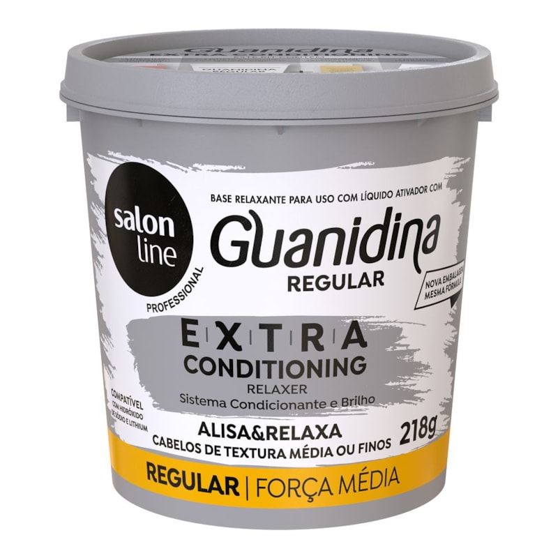 Guanidina Regular  Salon Line 218 gr  Força Média