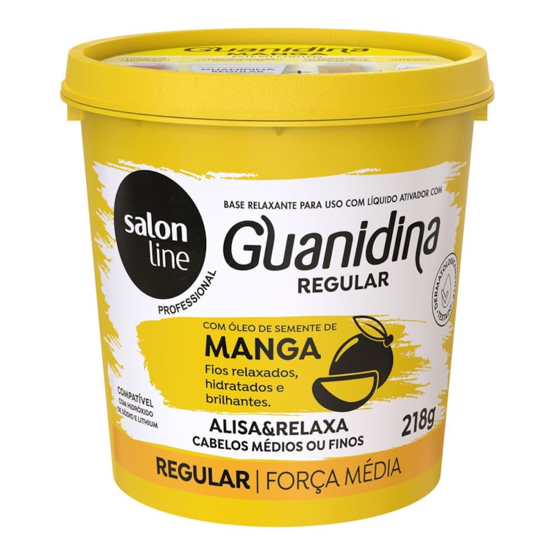 Guanidina Regular  Salon Line  Força Média 218 gr Manga