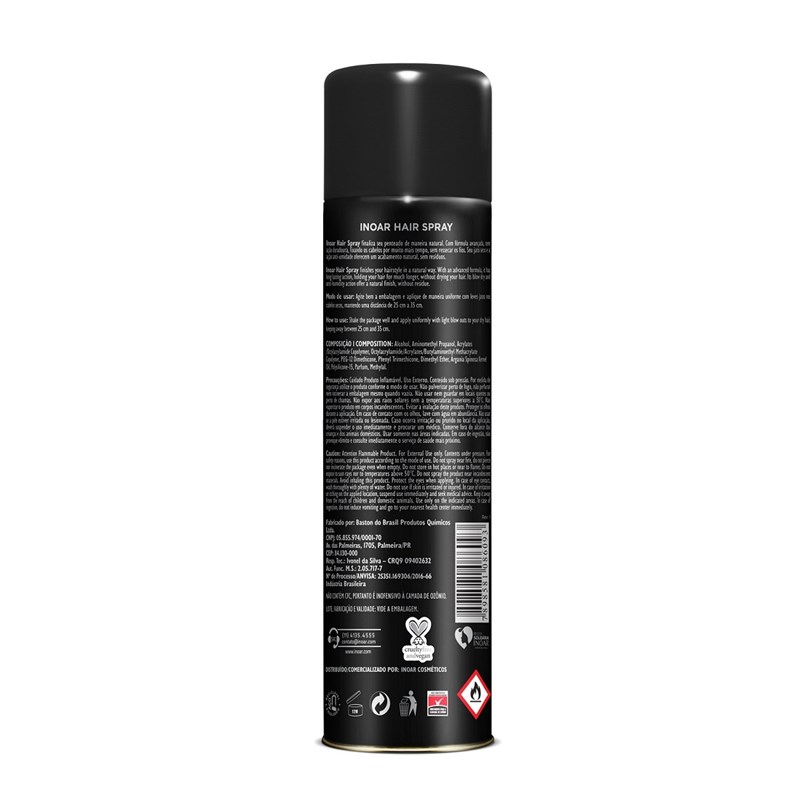 Hair Spray Inoar 400 ml Extra Forte