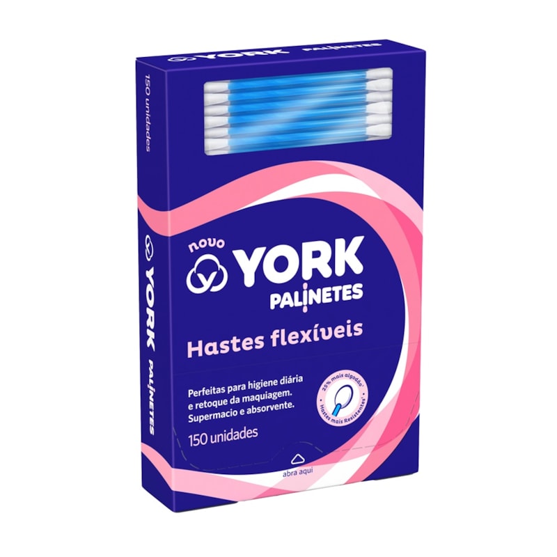 Hastes Flexíveis York Palinetes 150 unidades