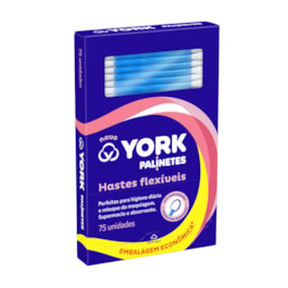 Hastes Flexíveis York Palinetes 75 unidades