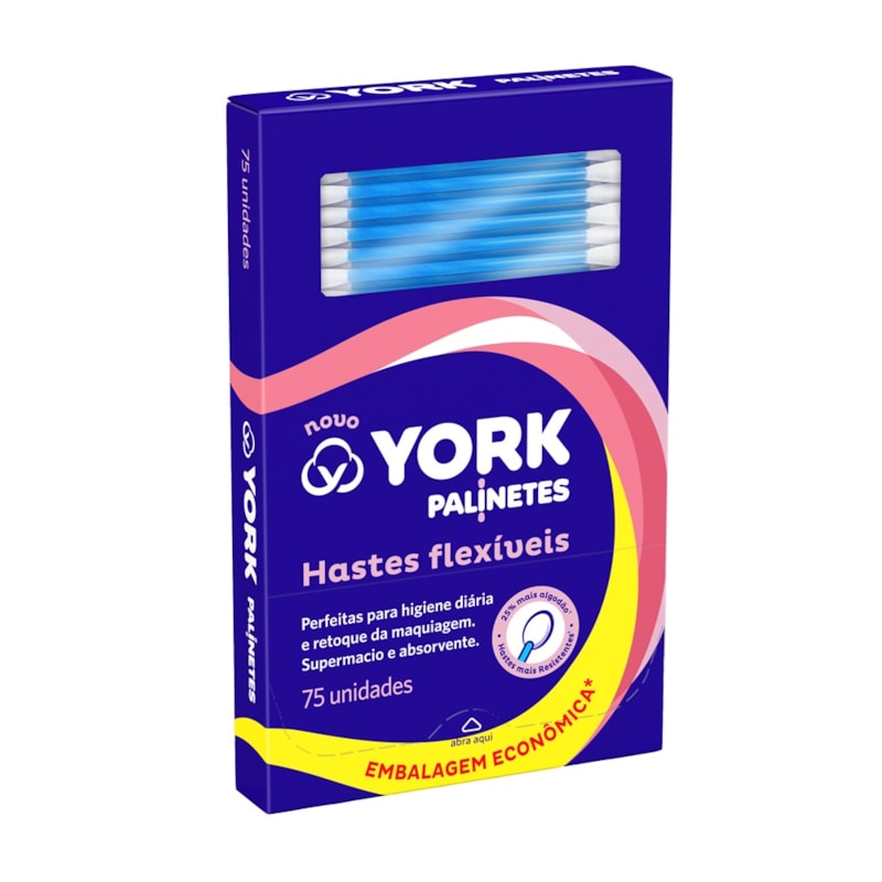 Hastes Flexíveis York Palinetes 75 unidades