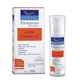 Hidratante Facial Antirrugas e Clareador Nupill 30 gr Vitamina C