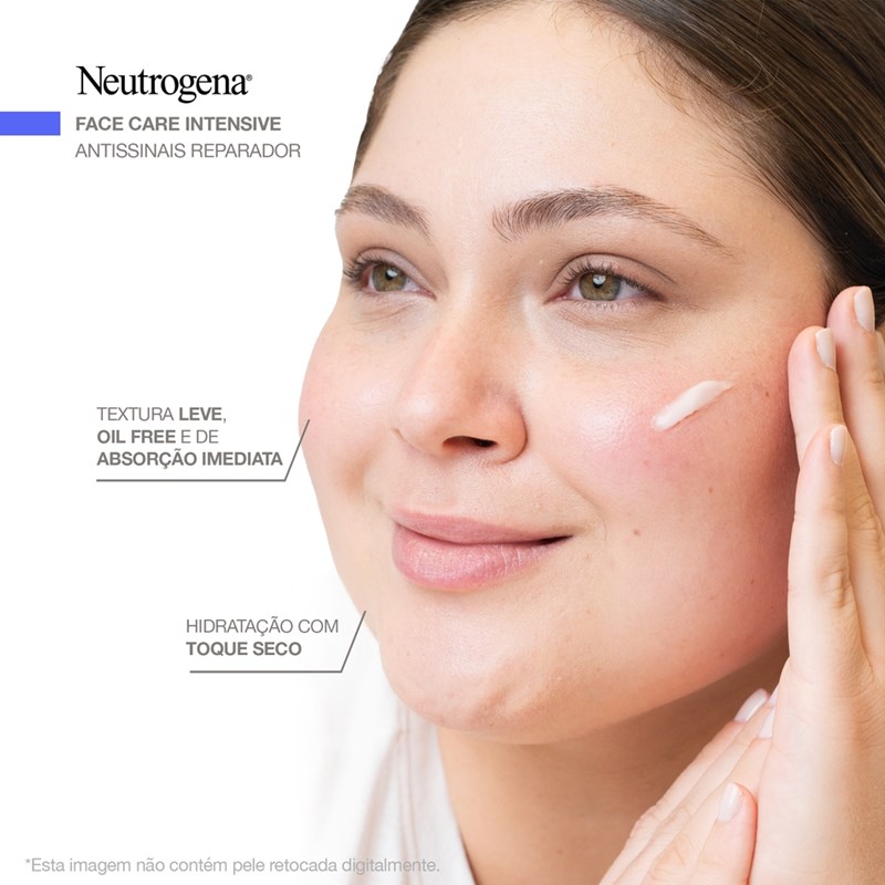 Hidratante Facial Neutrogena 100 gr Face Care Intensive Antissinais Reparador