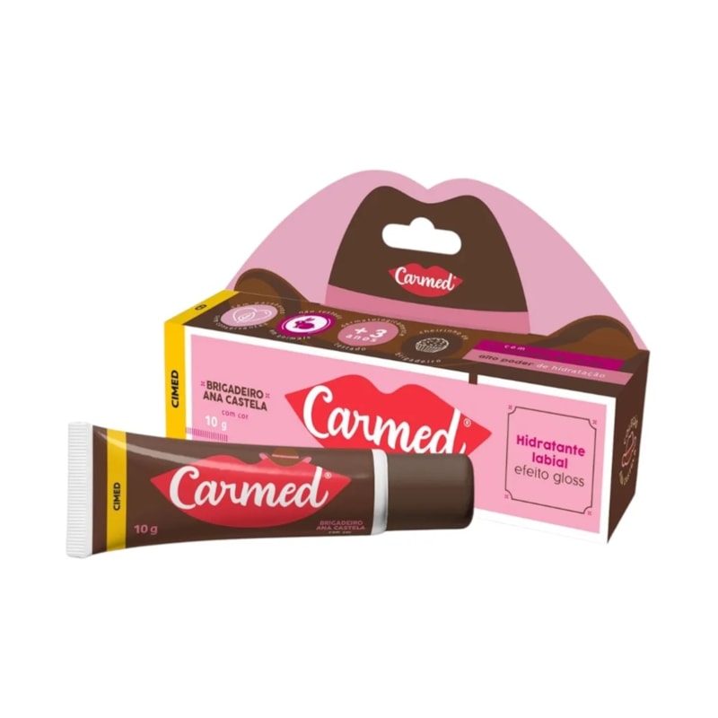 Hidratante Labial Carmed Ana Castela 10 gr Brigadeiro