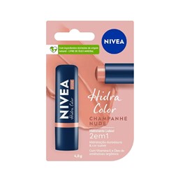 Hidratante Labial Nivea Hidra Color 4,8 gr Nude