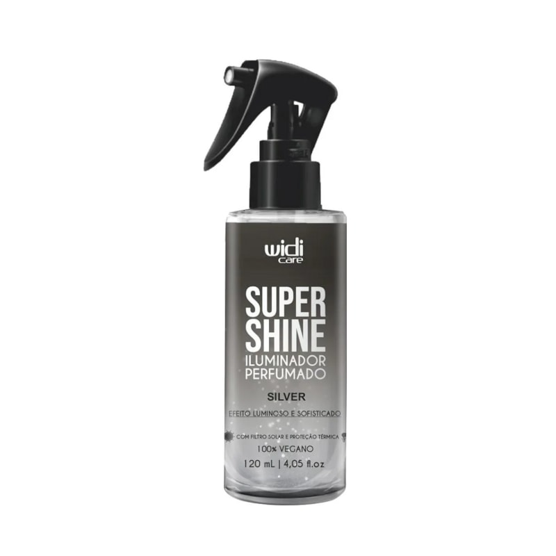 Iluminador Perfumado Wide Care Super Shine 120 ml Silver