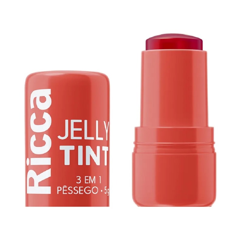 Jelly Tint 3 em 1 Ricca 5 gr Pêssego