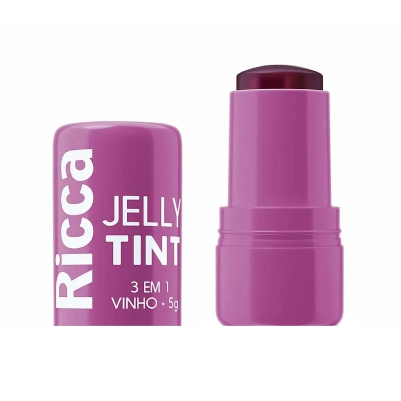 Jelly Tint 3 em 1 Ricca 5 gr Vinho