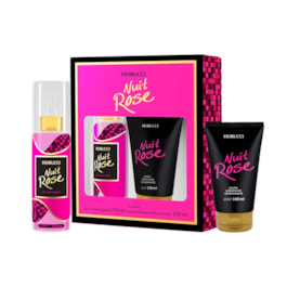 Kit Body Splash 200 ml + Loção 150 ml Fiorucci Nuit Rose