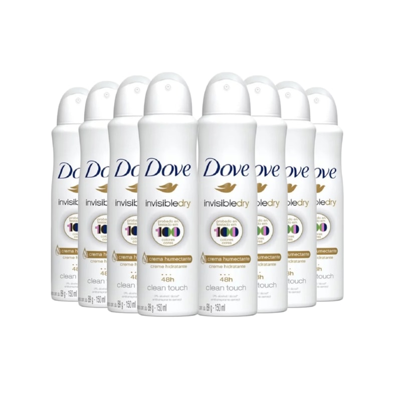 Desodorante Aerosol Antitranspirante Dove 250 ml Leve Mais Pague Menos  Invisible Dry - LojasLivia