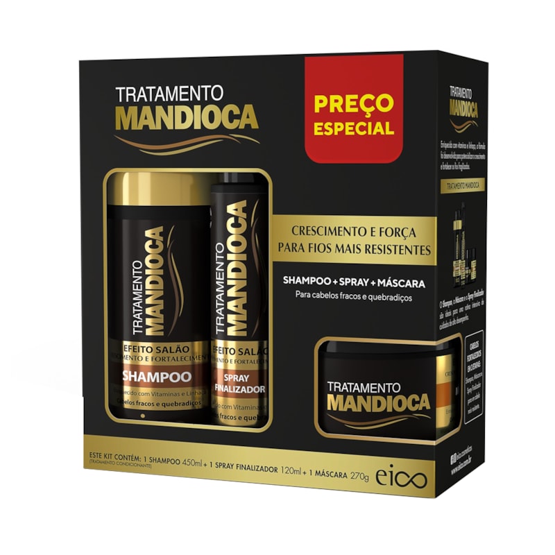 Kit Eico Tratamento Mandioca