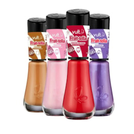 Kit Esmalte Vult Fruit-Tella 04 Cores