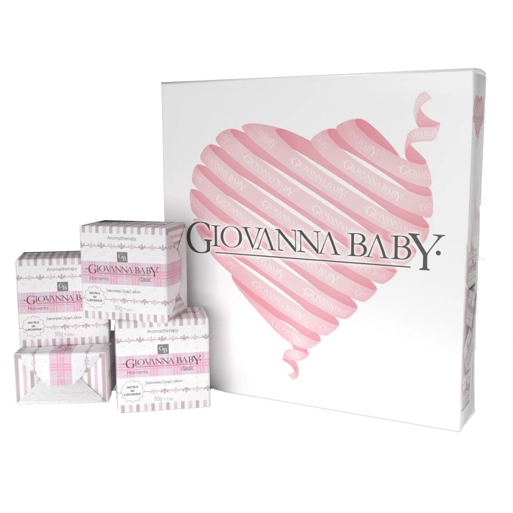 Kit Giovanna Baby Com 4 Sabonete 90 Gr Classic - LojasLivia