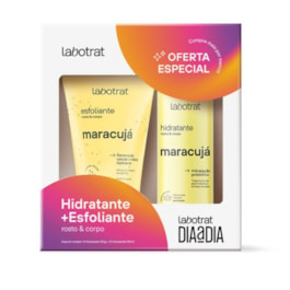 Kit Hidratante 190 ml + Esfoliante 150 gr Labotrat Maracujá