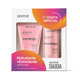 Kit Hidratante 190 ml + Esfoliante 150 gr Labotrat Morango