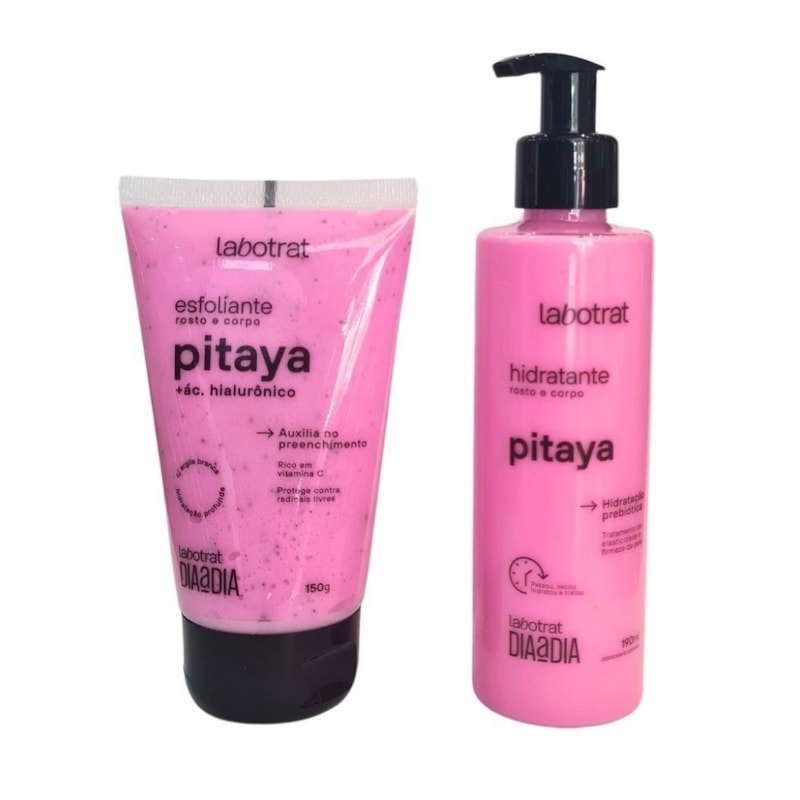 Kit Hidratante + Esfoliante Labotrat  Pitaya