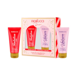 Kit Loção Hidratante Fiorucci Duo 50 ml Tentation e Unicorn