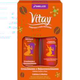 KIT NOVEX VITAY ALEGRIA INTENSA SHAMPOO 400 ML E CONDICIONADOR 200 ML KIT NOVEX VITAY ALEGRIA INTENSA SHAMPOO 400 ML E CONDICIONADOR 200 ML