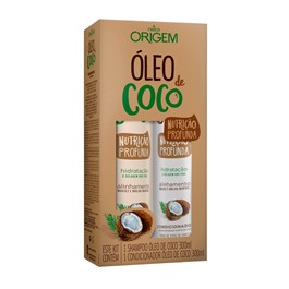 Kit Origem Shampoo + Condicionador 300 ml Cada Óleo de Coco