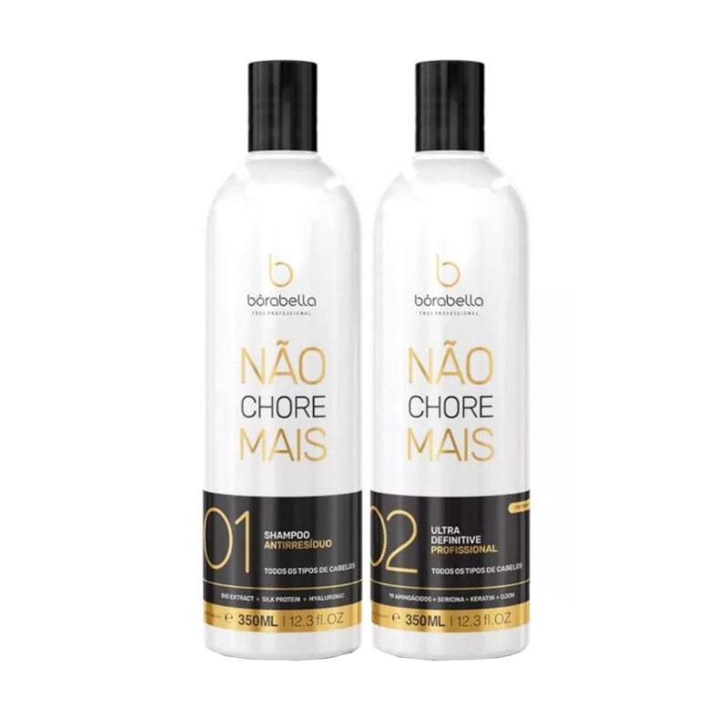 Kit Progressiva Borabella 350 ml Não Chore Mais