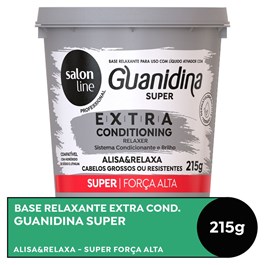 Kit Salon Line Guanidina Extra Conditioning 215 gr Super Cabelos Grossos e Resistentes