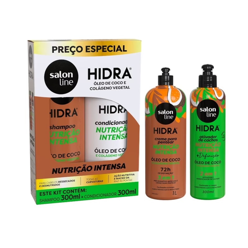 Kit Salon Line Hidra Nutrição Intensa