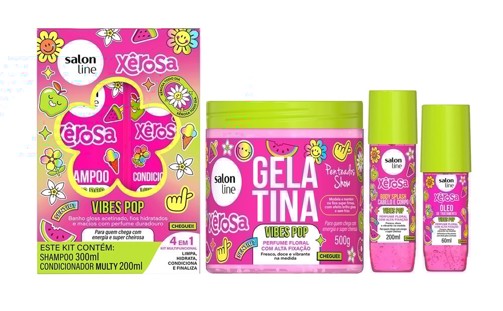 Kit Salon Line Xêrosa Vibes Pop