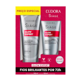 Kit Shampoo 250 ml + Condicionador 125 ml Siàge Glow Expert