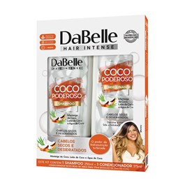 Kit Shampoo 250 ml + Condicionador 175 ml Dabelle Coco Poderoso