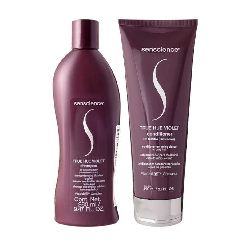 Kit Shampoo 280 ml + Condicionador 240 ml Senscience True Hue