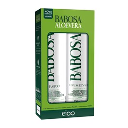 Kit Shampoo 800 ml + Condicionador 750 ml Eico Babosa