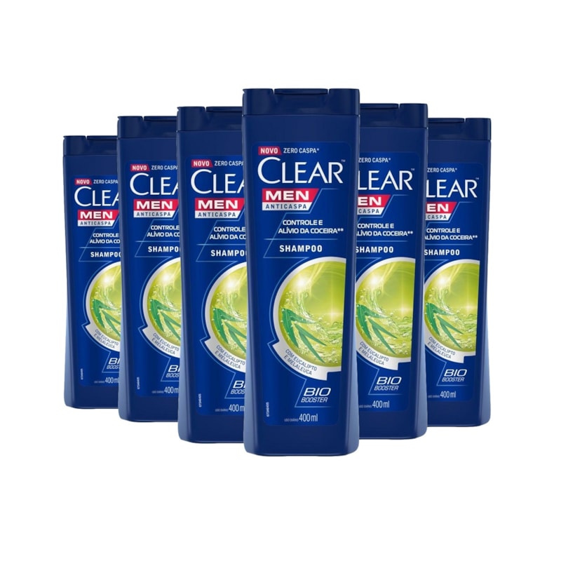 Kit Shampoo Clear Scalpfoods 200 ml Detox Antipoluição Leve 03 Pague 02 ...