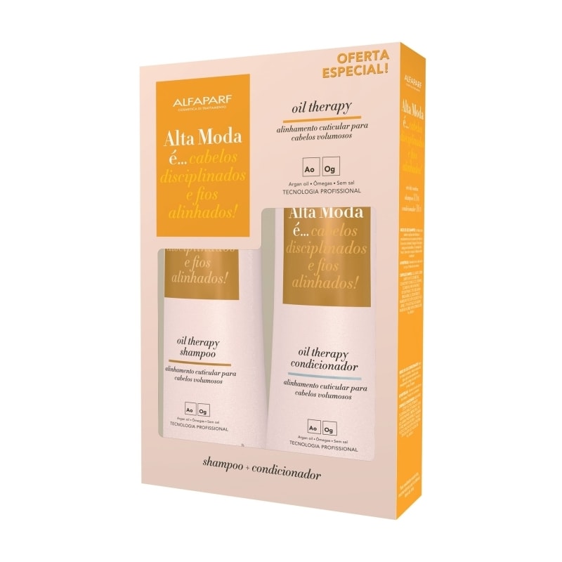 Kit Shampoo Condicionador Alta Moda 300 Ml Cada Oil Therapy Lojaslivia Kit Shampoo Condicionador Alta Moda 300 Ml Cada Oil Therapy Lojaslivia