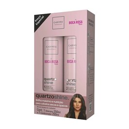 Kit Shampoo + Condicionador Cadiveu By Boca Rosa Hair 250 ml Quartzo Shine