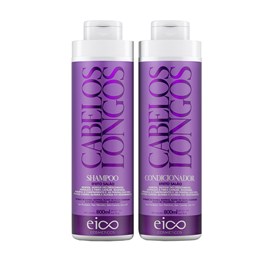 Kit Shampoo + Condicionador Eico 800 ml Cabelos Longos