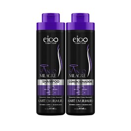 Kit Shampoo + Condicionador Eico 800 ml Santo Milagre