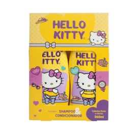 Kit Shampoo + Condicionador Hello Kitty 260 ml Finos e Claros