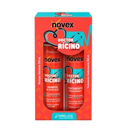 Kit Shampoo + Condicionador Novex 300 ml Doctor Rícino