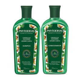 Kit Shampoo + Condicionador Phytoervas 250 ml Controle de Oleosidade