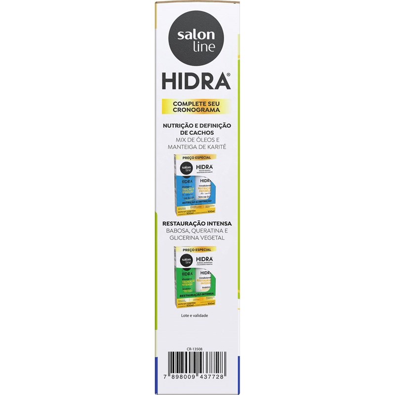 Kit Shampoo + Condicionador Salon Line Hidra 300 ml Cachos Ultra Definidos
