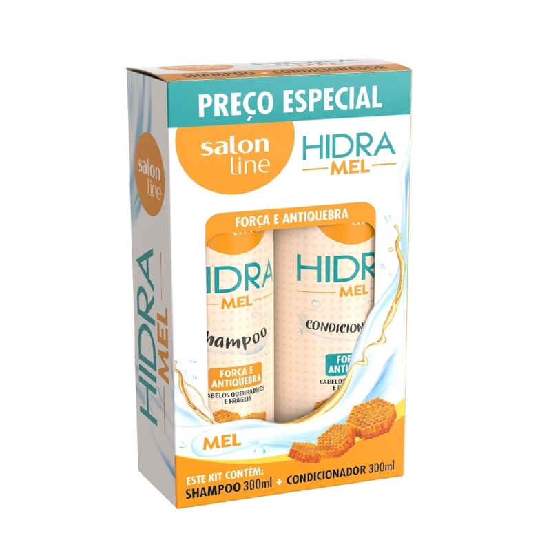 Kit Shampoo Condicionador Salon Line Hidra 300 Ml Cada Mel Lojaslivia Kit Shampoo Condicionador Salon Line Hidra 300 Ml Cada Mel Lojaslivia