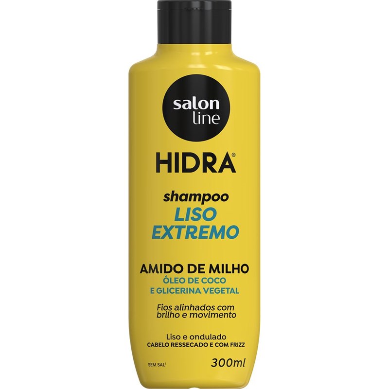 Kit Shampoo + Condicionador Salon Line Hidra 300 ml Liso extremo