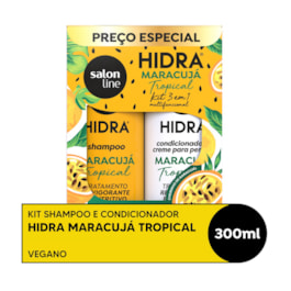 Kit Shampoo + Condicionador Salon Line Hidra 300 ml Maracujá Tropical