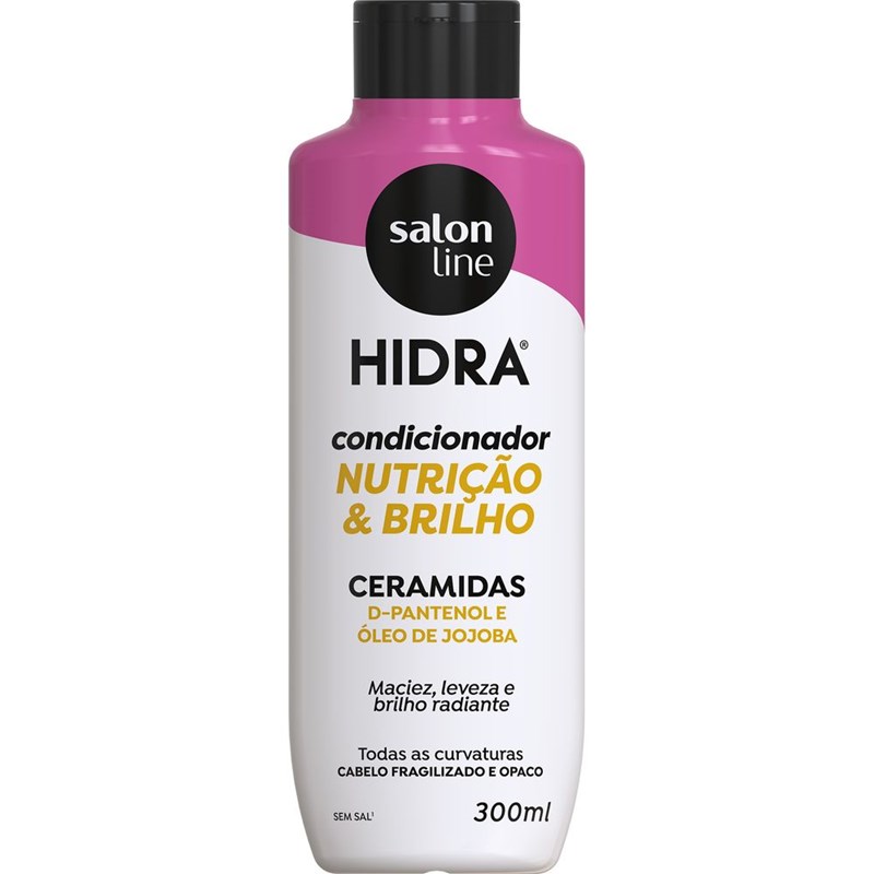 Kit Shampoo + Condicionador Salon Line Hidra 300 ml Nutrição e Brilho
