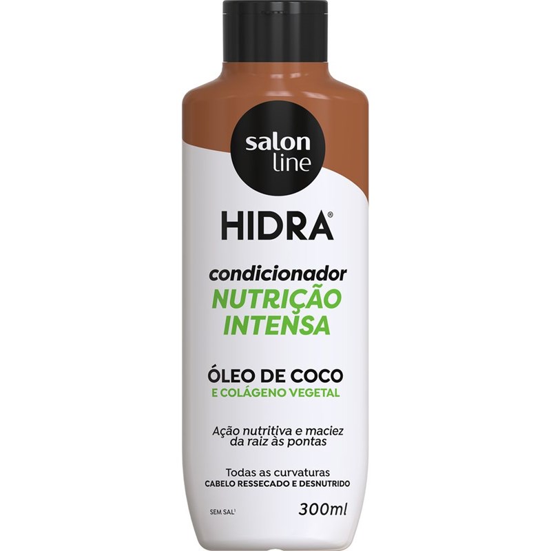 Kit Shampoo + Condicionador Salon Line Hidra 300 ml Nutrição Intensiva