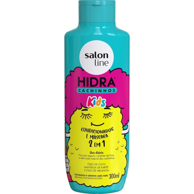 Kit Shampoo + Condicionador Salon Line Hidra Cachinhos Kids 300 ml